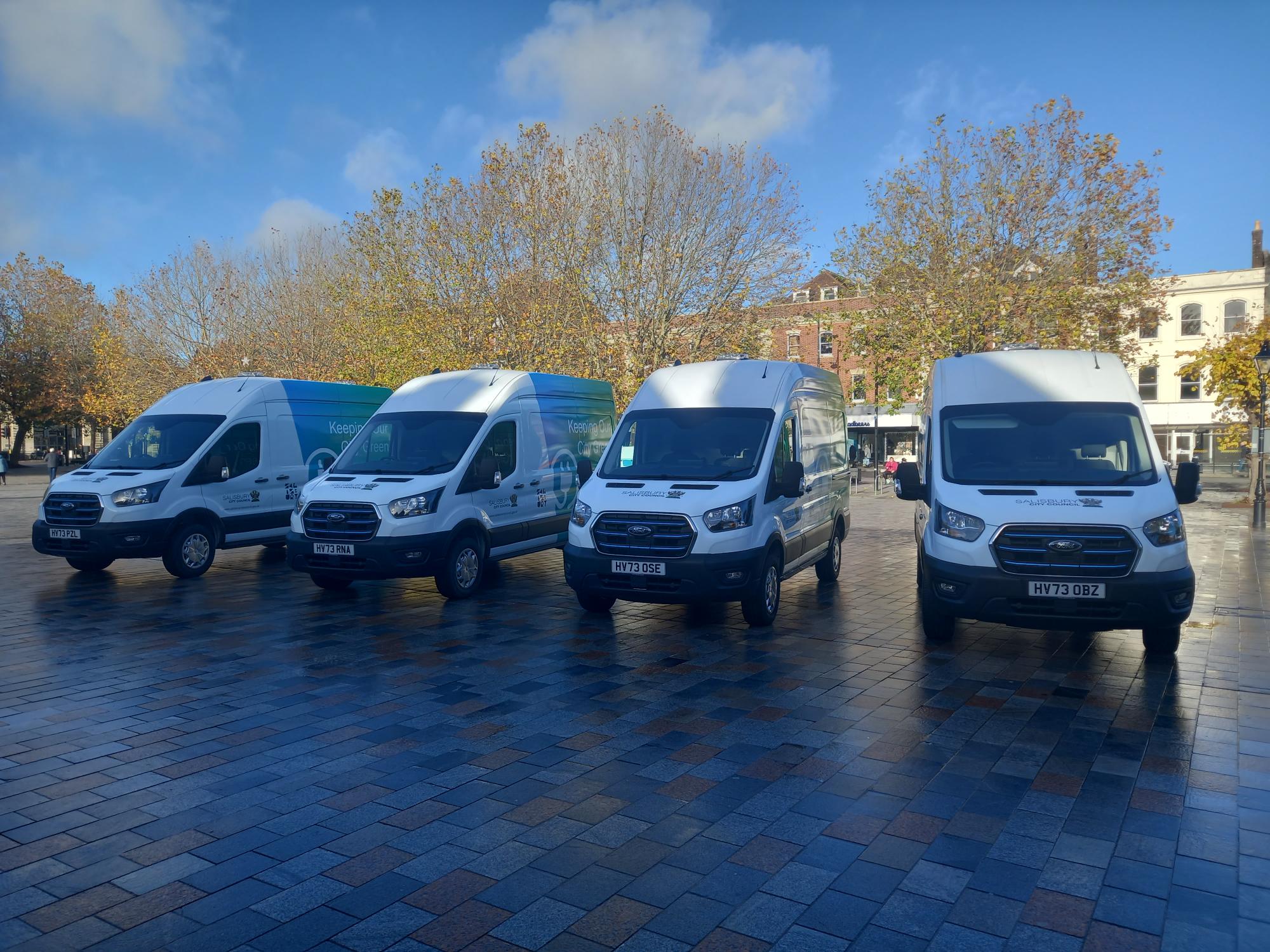 New electric vans added to Salisbury City Council fleet